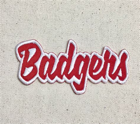 Badgers LARGE 3x8 Color Choice Mascot/team Name/words - Etsy