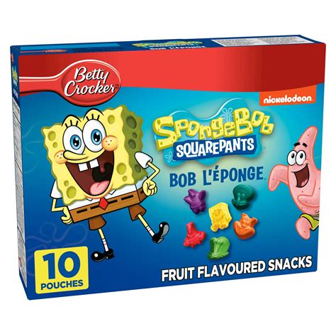 Betty Crocker - Sponge Bob SquarePants Fruit Snacks – CandyPop