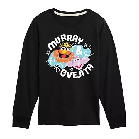 Boys 8-20 Sesame Street Murray & Ovejita Long Sleeve Graphic Tee