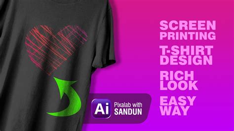 How To Create Vector T-Shirt Design in illustrator Easy Way | Adobe illustrator Tutorial Sinhala ...