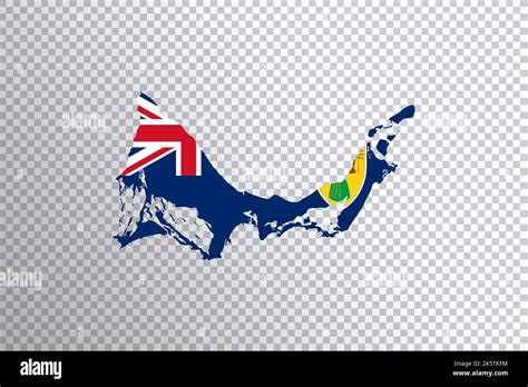 Turks and Caicos Islands flag on map, transparent background, Clipping ...