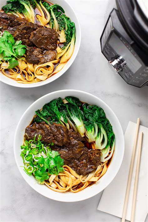 Instant Pot Taiwanese Beef Noodle Soup Recipe