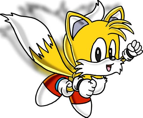 Classic Tails - Flying by Tails19950 on DeviantArt