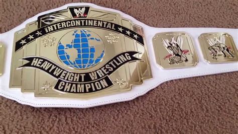 WWE Commemorative Intercontinental Championship Belt - YouTube