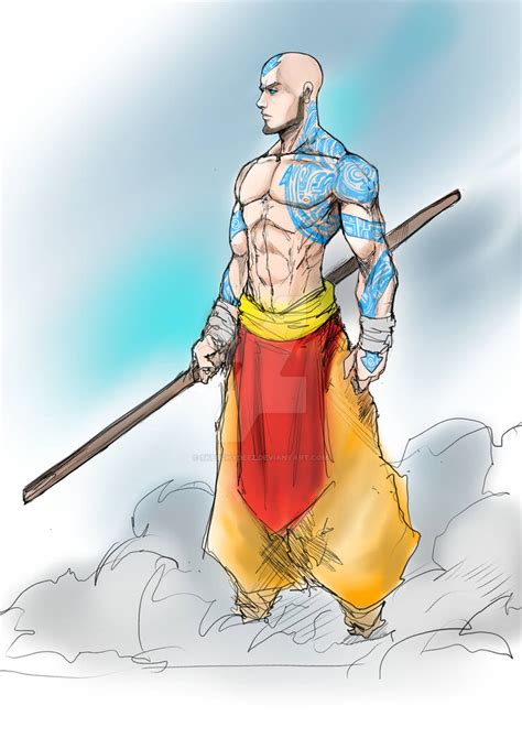 adult Aang tattoo alt by Sketchydeez on DeviantArt