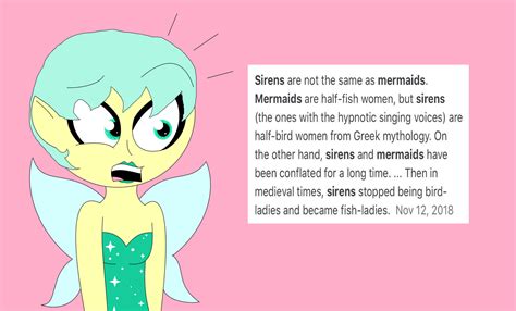 The Reason Siren Sara Is Not A Mermaid by Stargirlshooter on DeviantArt