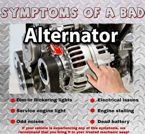 Symptoms of a Bad Alternator - Comtires Blog