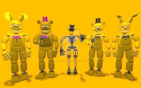 Springlock Animatronics by JustaRandomGourgeist on DeviantArt