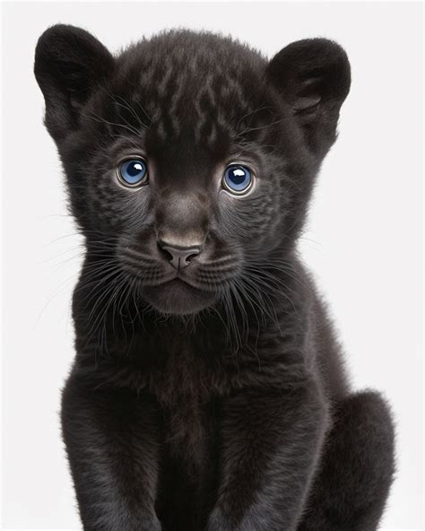 Black Panther Cub Digital Print Digital Print, Instant Download ...