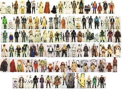 Complete Vintage Collection Of Original Star Wars Action Figures