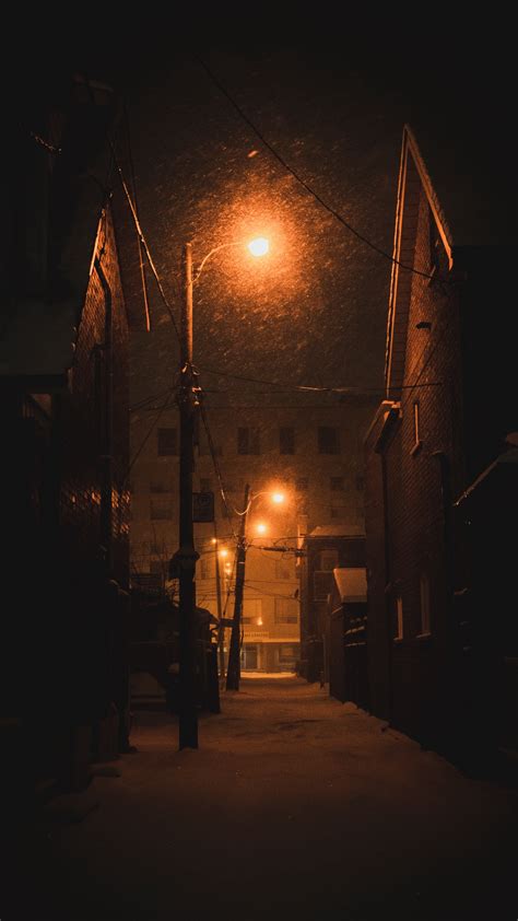 Street At Night Wallpaper Hd