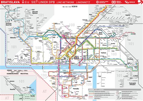 Карта транспорта Братиславы - Как добраться?