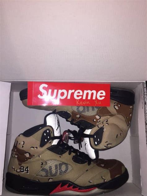 Supreme Jordan 5s Camo | Kixify Marketplace