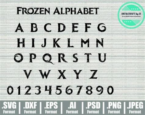 frozen alphabet svg, Disney font svg, font svg, Anna Elsa font svg, Svg ...