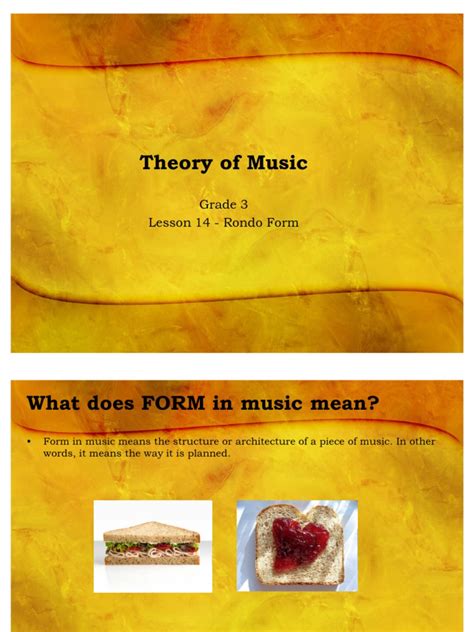 Lesson 14 Rondo Form | PDF | Classical Music | Musical Forms