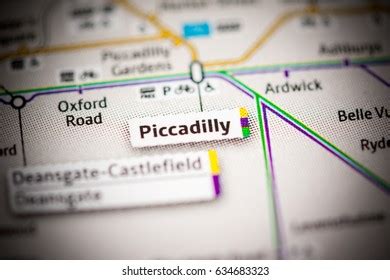 Piccadilly Station Manchester Metro Map Stock Photo (Edit Now) 634683323