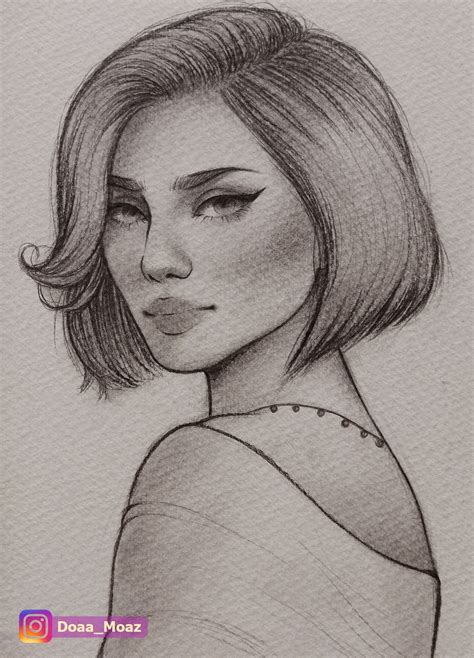 Pencil drawing, semi realistic art ♥ click to see more on Instagram # ...