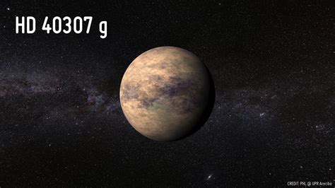 ExoplanetSpot: HD 40307 - 6 planet - Super-Ziemia w ekosferze