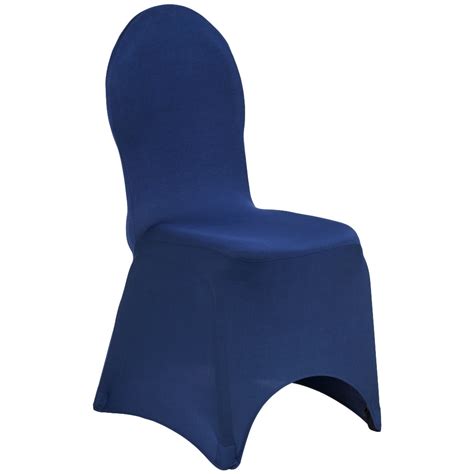 Spandex Banquet Chair Cover Navy at CV Linens