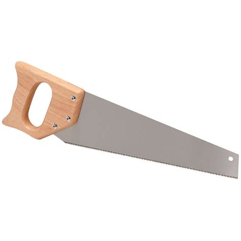 a large wooden knife on a white background