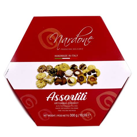 Handmade Italian Assorted Cookies Gift Box Set 300g - Artisanal Italian ...