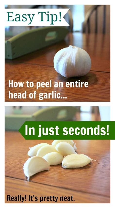 How to Peel Garlic in Just Seconds! Really! - The Creek Line House