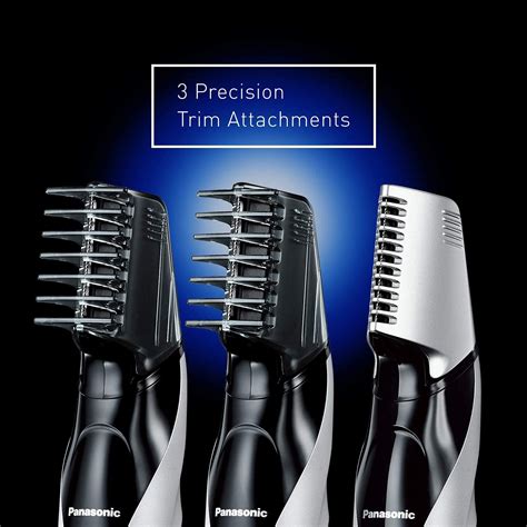 Panasonic Body Hair Trimmer for Men, Cordless Waterproof Design, V ...