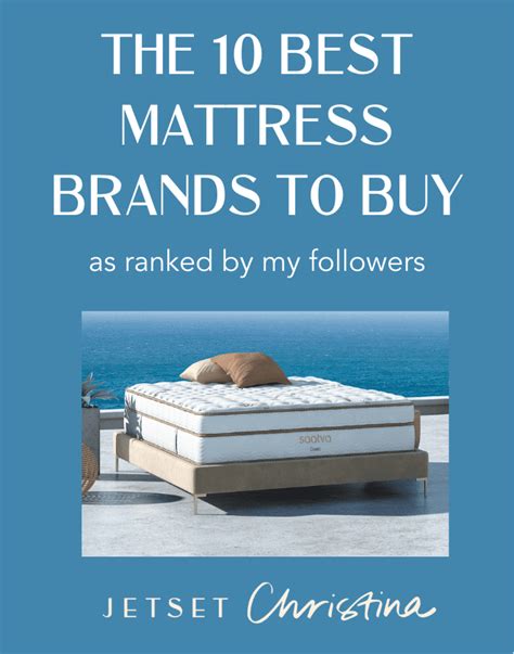 The 10 Best Mattress Brands to Buy, as Ranked by My Luxury-Loving Followers - JetsetChristina