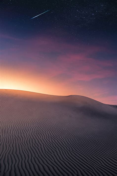 HD wallpaper: desert, dunes, sunset, sand, horizon, canary islands, spain | Wallpaper Flare