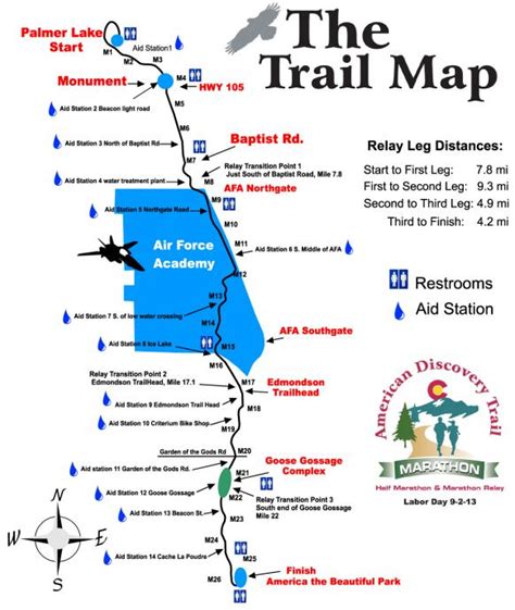 American Discovery Trail Map | Clubmotorseattle