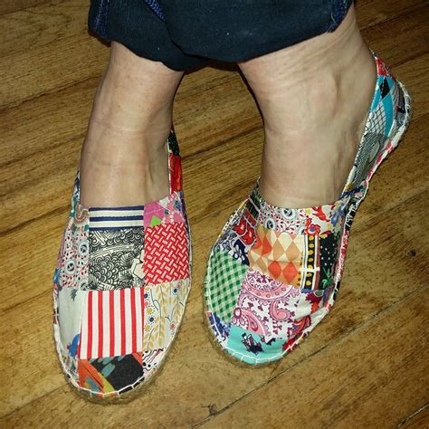 If the Shoe Fits...Make your own Patchwork Shoes! | A Piece of Cloth ...