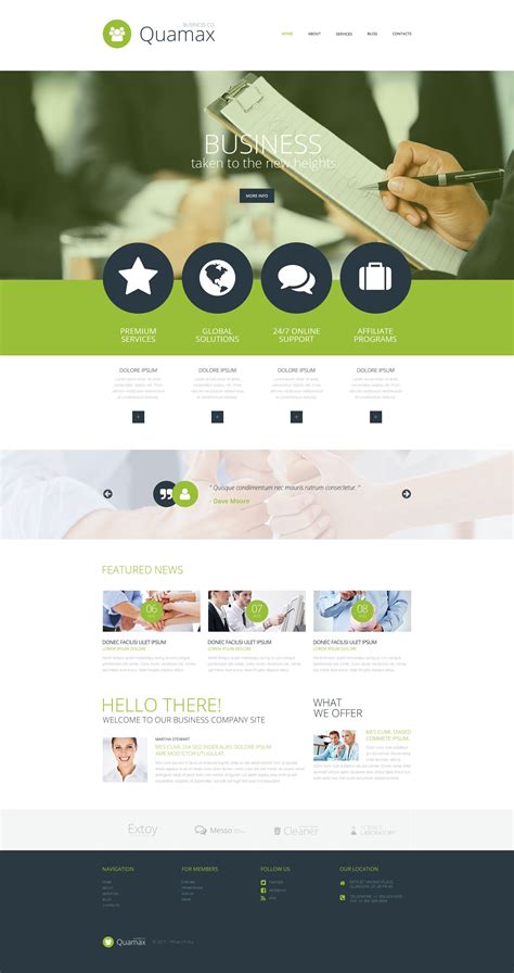 Business & Services Responsive Joomla Template