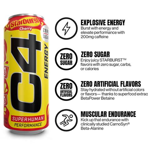 C4 Energy Drink Starburst Ingredients Sale Shopping | radio.egerton.ac.ke