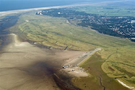 Aerial View from the Schleswig-Holstein Wadden Sea National Park Stock ...