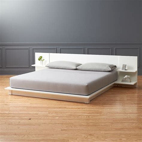 Andes White King Storage Bed + Reviews | CB2 | King storage bed ...