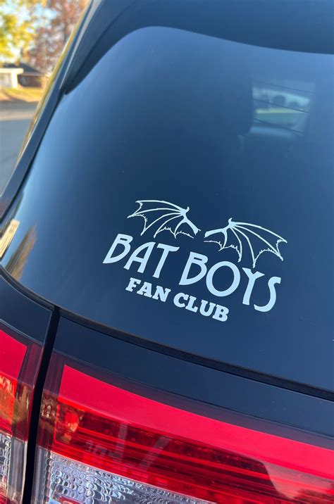 Bat Boys Car Decal - Etsy