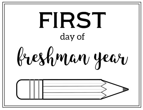 School signs, Preschool first day, High school first day