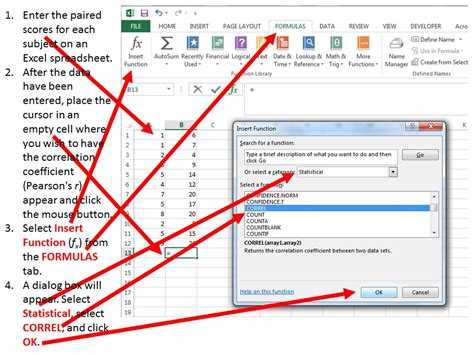 Using Excel to Calculate and Graph Correlation Data | Educational ...