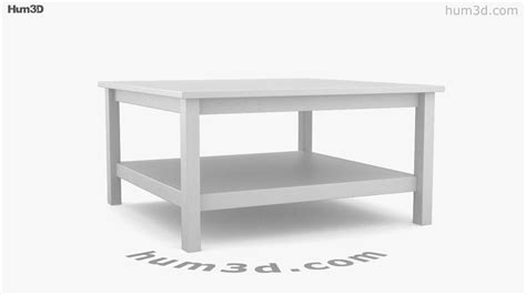 360 view of IKEA Hemnes Coffee table 3D model - 3DModels store