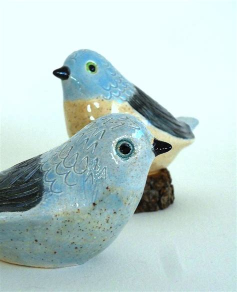 Pottery Lovebirds | Etsy UK | Klei vogels, Keramische vogels, Sculpturen van dieren