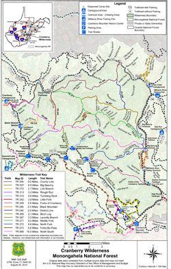 Monongahela National Forest - Recreation Guide and Trail Maps ...