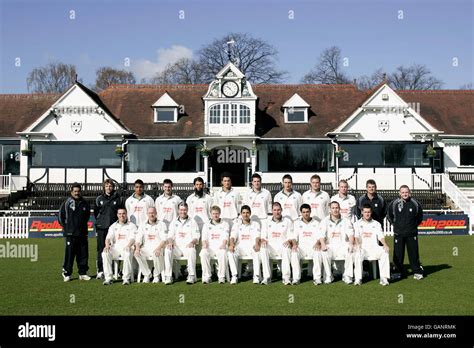 Cricket worcestershire county cricket club photocall 2008 new road hi-res stock photography and ...