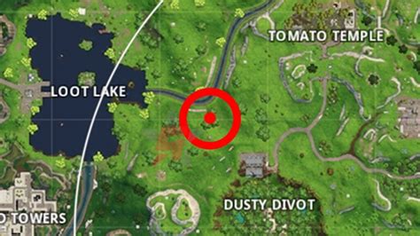 Fortnite Dusty Depot Treasure Map: Dusty Divot Treasure Locations - GameRevolution