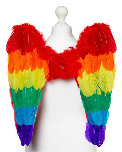 Rainbow Angel Wings - 50cm x 50cm | Party Delights