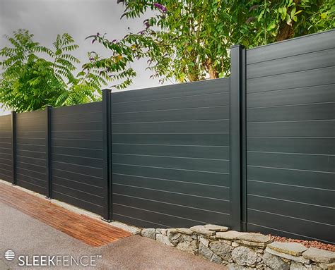 Modern & Contemporary Metal Privacy Fencing 69" Height Panel