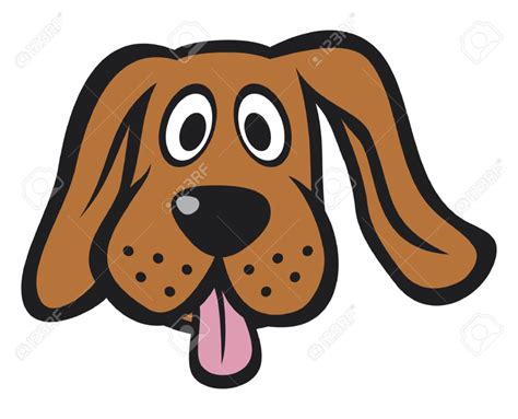 dog face Stock Vector - 14974411 | Dog face, Cartoon dog, Facebook dog