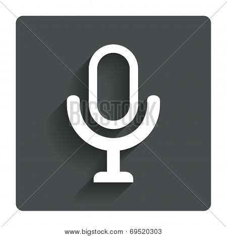 Microphone Icon. Vector & Photo (Free Trial) | Bigstock
