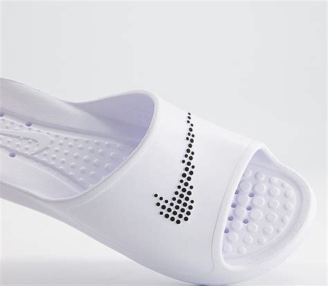 Nike Shower Slides White Black White - Men’s Sliders