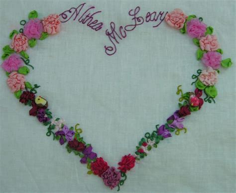 1000+ images about Ribbon embroidery on Pinterest