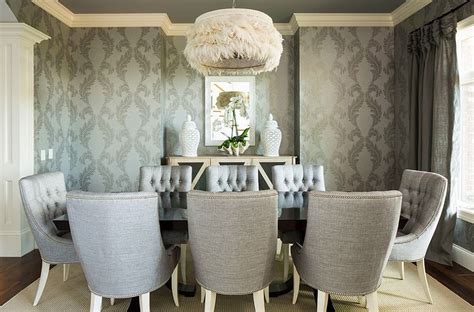 17 Fabulous Dining Room Designs With Modern Wallpaper